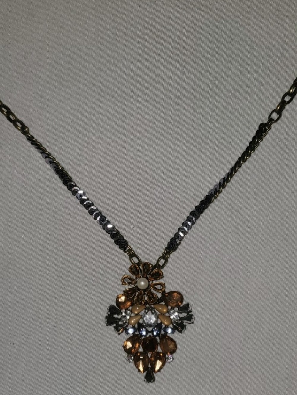 Anthropologie Necklace Jewel Necklace Vintage Anthropologie Jewelry Necklace New - Picture 9 of 12